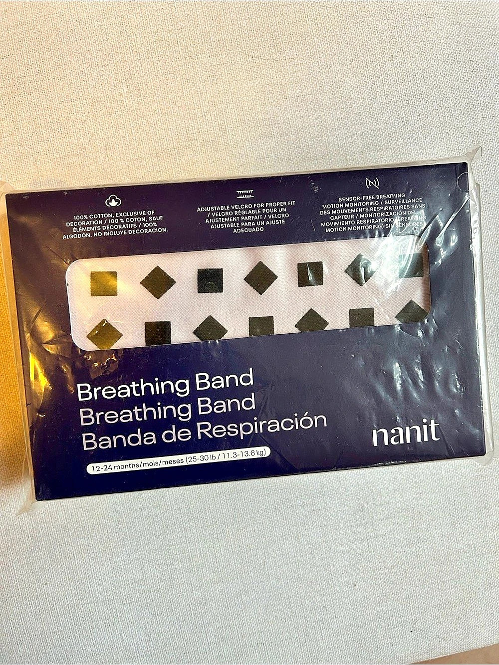 Nanit Breathing Band 12-24mo NWT